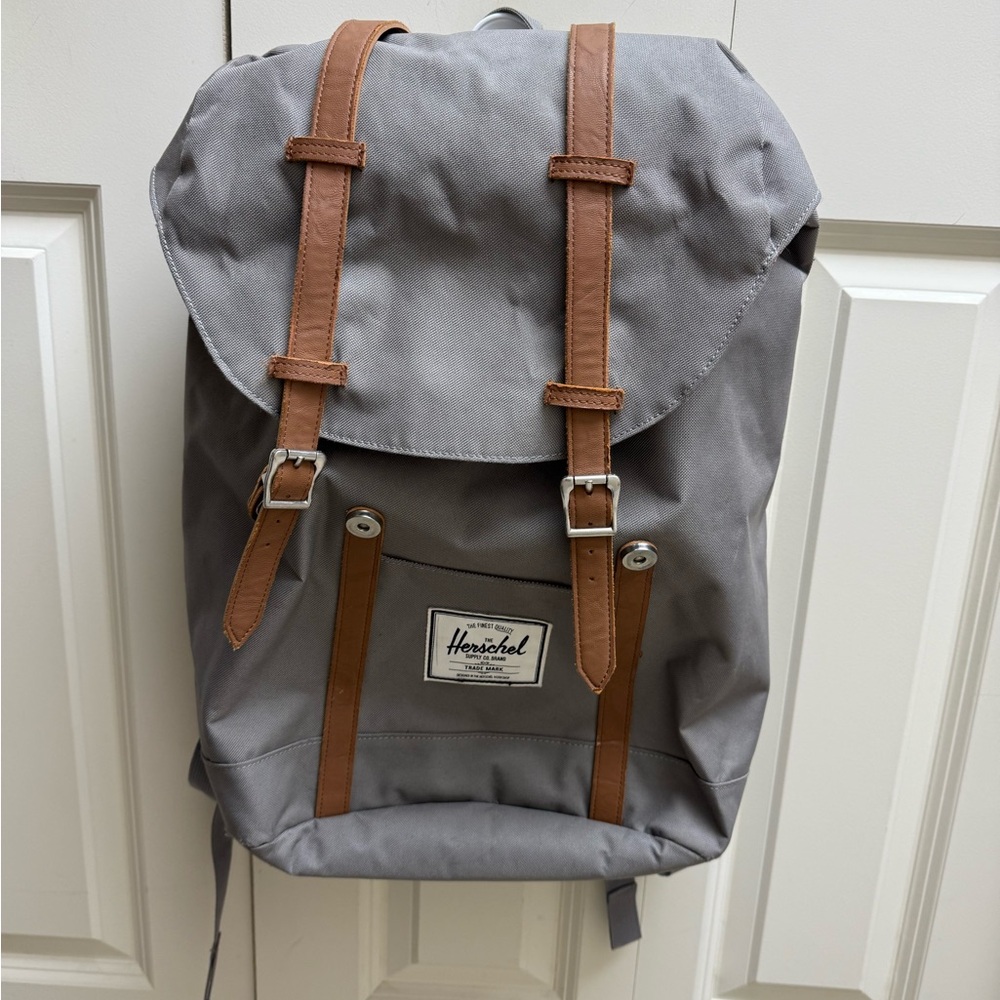 Herschel Supply Company Gray and Brown Classic Backpack